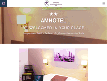 Tablet Screenshot of amhotelitalie.com